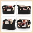 thumbnail image 3 of Nylon Handbag Organizer Insert Tote Bag Organizer Insert Multi-Pocket Bag Organizer Inside Large Bag Divider Zipper Insert Bag Black DIY, 3 of 9