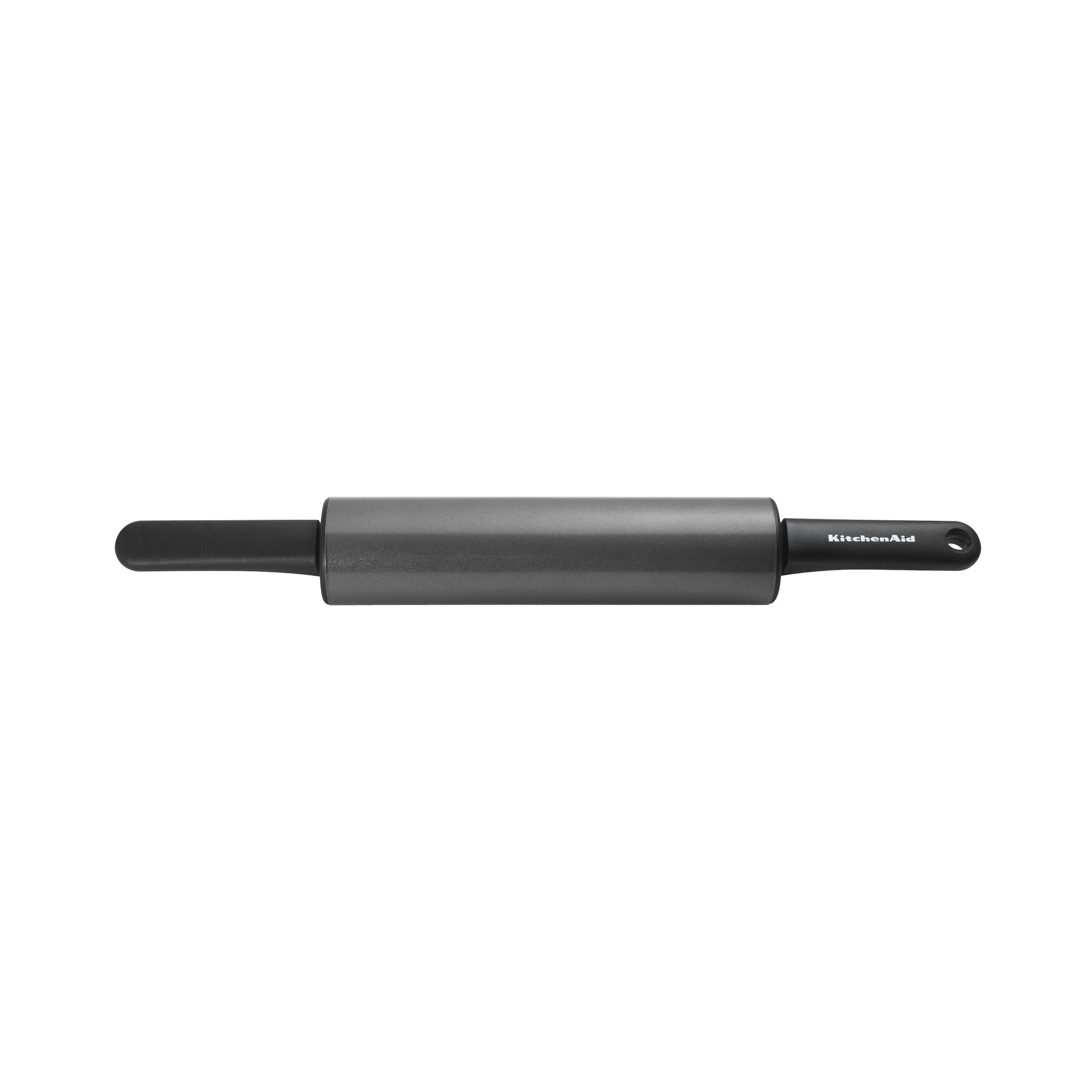KitchenAid Nonstick Steel 20.1" Rolling Pin Dough Roller, Black
