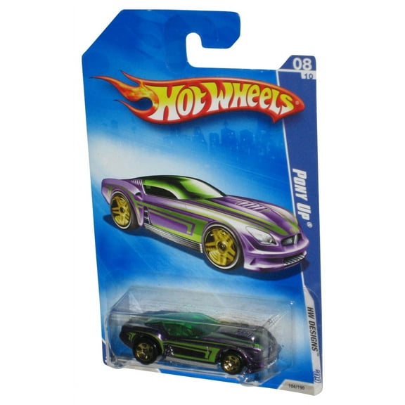Hot Wheels HW Designs '09 08/10 Purple Pony Up Toy Car 104/190