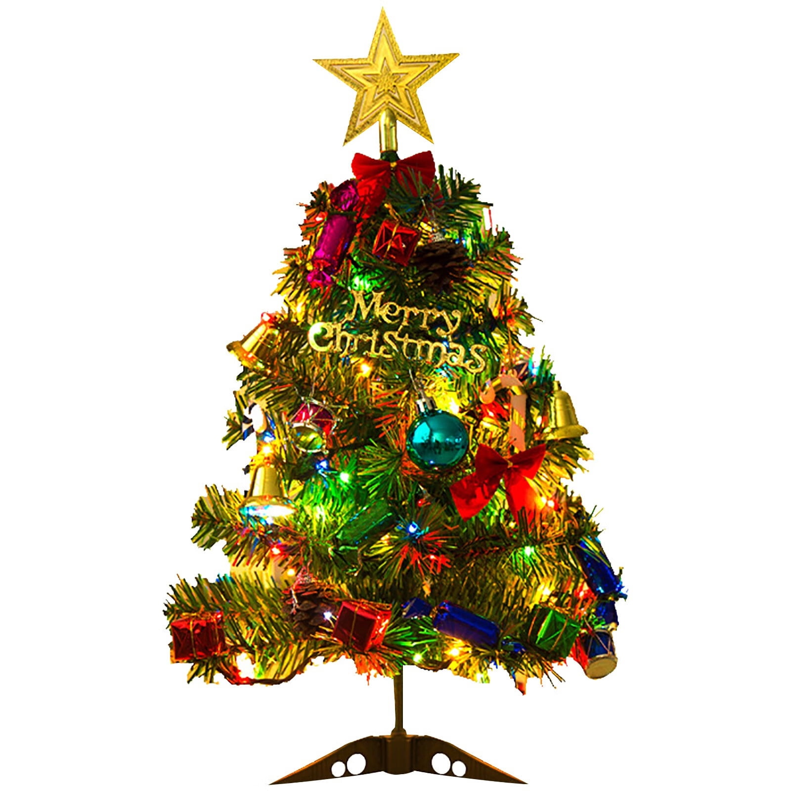 Pines Christmas Tree Tree Artificial With Led Christmas Color Tree Mini