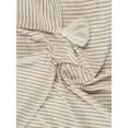 thumbnail image 2 of Woven Paths Beige/Ivory Striped Lightweight Cotton Throw Blanket, 50" x 60", 2 of 9