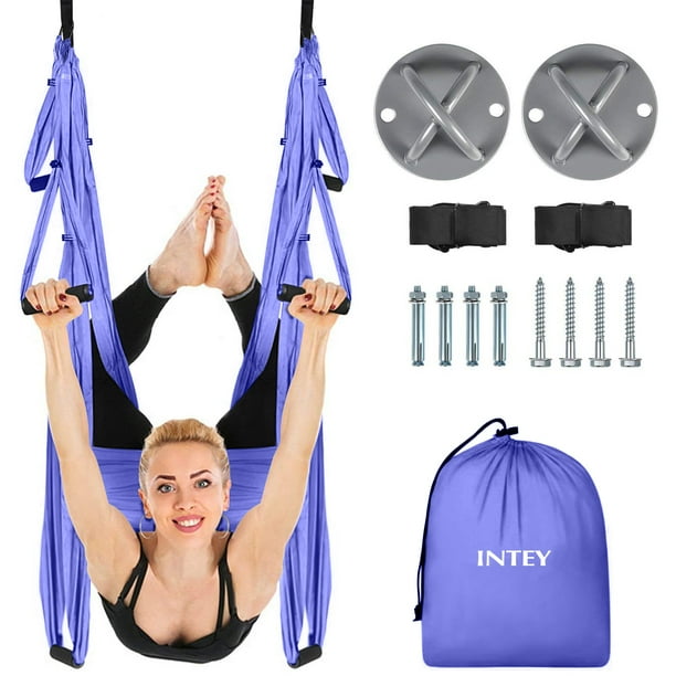 INTEY Aerial Yoga Flying Yoga Swing Yoga Hammock Trapeze Sling