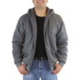 thumbnail image 4 of ToBeInStyle Mens Fleece Lined Sherpa Hoodie with Adjustable Drawstring Hood, 4 of 6