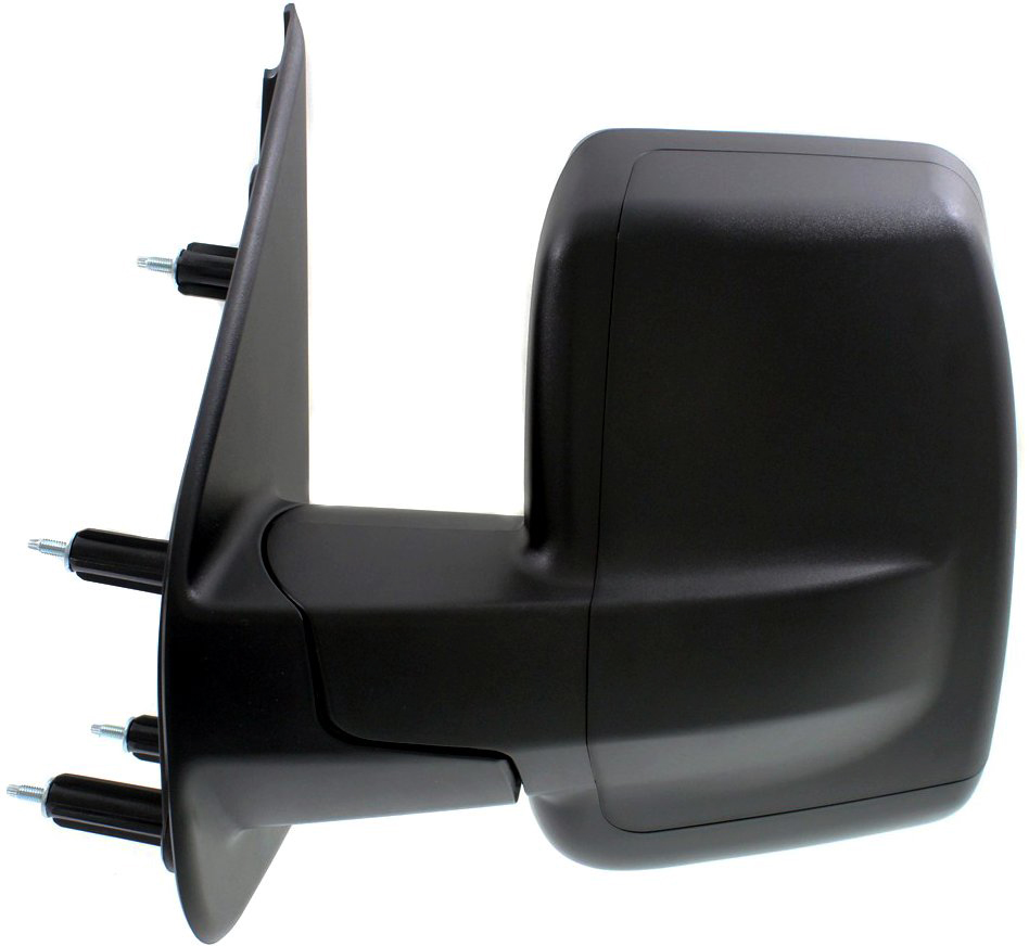 Mirror Compatible With 2012-2018 Nissan NV1500 Left Driver Side w/ Blind Spot Corner Glass Textured Black Kool-Vue
