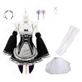 thumbnail image 3 of Anime Ram Rem disfraz de sirvienta Lolita Cosplay Vestido Re:zero Kara Hajimeru Isekai Seikatsu disfraces de Halloween para mujeres Vestido Loli, 3 of 5
