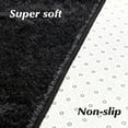 thumbnail image 7 of Sanmadrola Area Rugs for Bedroom, Fluffy Black Shaggy Soft Area Rug, Non-Slip Indoor Floor Carpet for Living Room, Kids Baby Boys Teen Dorm Home Decor Aesthetic, Nursery, 5.2x6.6 Feet Black, 7 of 7
