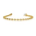 thumbnail image 1 of 14K Yellow Gold 2 Ct. Diamond Petite Bar Tennis Bracelet, 1 of 2