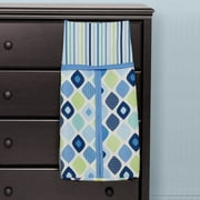 Baby Boom Diaper Stacker, Blue Mosaic
