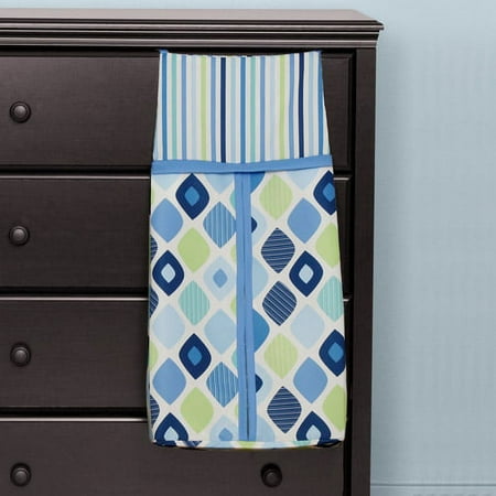 Baby Boom Diaper Stacker, Blue Mosaic