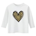 thumbnail image 3 of Hienoo Big Girls Valentine's Day T Shirt Heart Print 3/4 Sleeve T-Shirt Summer Tee Shirt, 3 of 3