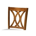 thumbnail image 4 of Baxton Studio Calista Modern and Contemporary Grey Fabric Upholstered and Walnut Brown Finished Wood 2-Piece Bar Stool, 4 of 7