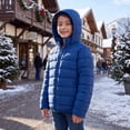 thumbnail image 4 of Rokka&Rolla Boys' Stand Up Collar Light Puffer Jacket, 4 of 12
