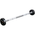 thumbnail image 1 of Titan Fitness Straight Rubber Fixed Barbell 30 lb., 1 of 5