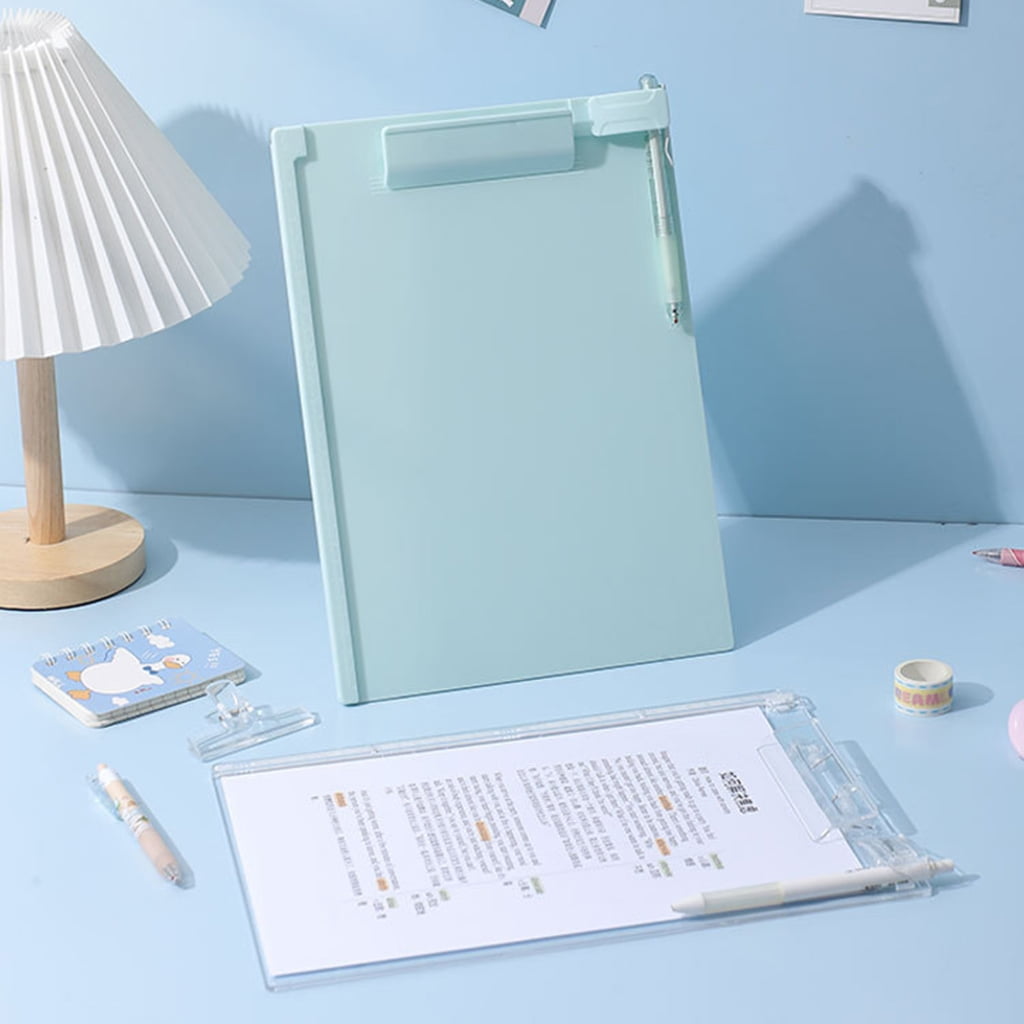 Clear Document Holder with Clip, Clipboard Clear Clip Board Acrylic Clipboard