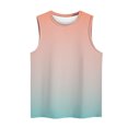 thumbnail image 3 of Snorda Débardeurs Grande Taille pour Femmes Mode Sans Manches Imprimé Confortable Respirant Col en V Blouses Tops P-4TG, 3 of 4