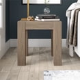thumbnail image 4 of Henn&Hart 22" Antiqued Gray Oak MDF Side Table, 4 of 8