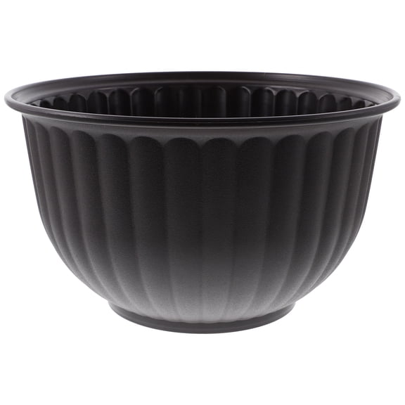 NICEXMAS Large Black Plastic Plant Pot - Portable Flower Container Ideal for and Indoor Outdoor Plants