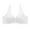 White, variant on Elainilye Fashion Womens Bras No Underwire Full Support Traceless Plus Size Sports Bra Non-Slip Underwear Yoga Bra Everyday Bras,Beige