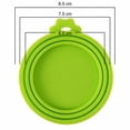 thumbnail image 3 of 2pc Fresh-Keeping Bag Plertrvy, Silicone Fresh-Keeping Cover Pet Can Cover Green, Silicone Fresh Keeping Cover Pet Can Cover Cat Food Dog Food Universal Three in One Proof Sealed Fresh Keeping Cover, 3 of 4