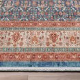 thumbnail image 5 of Well Woven Asha Lilith Vintage Oriental Blue Red 3'11" x 5'3" Area Rug, 5 of 6