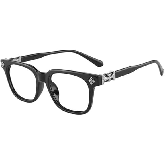 Classic Thick Square Frame Clear Lens Glasses for Women Men Non Prescription Eyeglasses