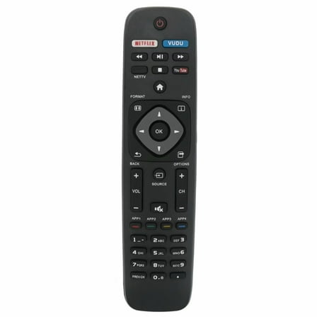 New Remote Control for Philips Smart TV with Netflix Vudu Youtube Keys 50PFL5602 65PFL5602/F7 55PFL5602