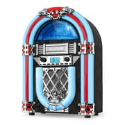 Victrola Nostalgic Wood Countertop Jukebox with Built-in Bluetooth