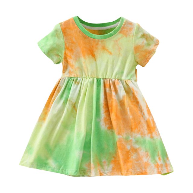 adviicd Robes Fantaisie pour Filles Robe de Princesse en Tulle pour Mariage Robes de Fête pour Enfants Vert,90