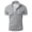Light Gray, variant on Men Polo Shirts Short Sleeve Deer Print Lapel T Shirt Color Matching Loose Business Foreign Trade Casual Polos for Men Black L