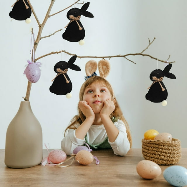Decoraciones de Pascua, adornos de Pascua, regalos de Pascua, muñeco de conejo de Pascua, tela de Pascua, lindo muñeco de conejo, adorno decorativo, objetos decorativos