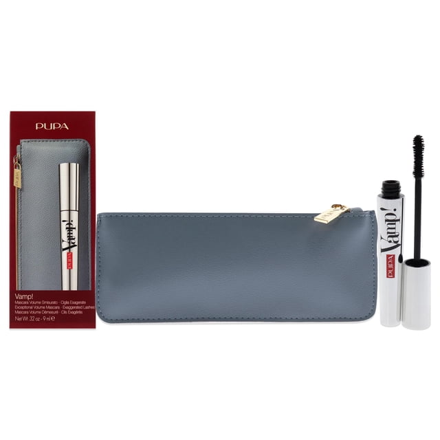 Máscara de Pestañas Pupa Milano ¡Vambú de 0.32 oz! 100 Black Conjunto de rímel 2 Pc