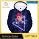 thumbnail image 3 of Disfraces de cosplay Sudadera con capucha de Leon Ropa de invierno Sudadera con capucha para niños Juego de anime popular Ropa de cosplay de Leon Tops de polar, 3 of 5