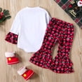 thumbnail image 4 of URMAGIC 0-18M My First Christmas Baby Girl Clothes Cute Baby Girl Christmas Romper + Pants 2PCS Baby Girl Outfits, 4 of 10