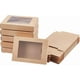 thumbnail image 1 of 24 cajas de regalo con forma de camello, cajas de papel plegables para galletas, cajas de repostería, cajas de cartón kraft para dulces con ventana, 13 x 10 cm, 1 of 7
