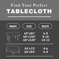 thumbnail image 6 of Rectangle Fall Tablecloth Table Cloth Thanksgiving Pumpkin Table Cover for Fall Thanksgiving Party, 60 x 84 Inch, 6 of 6