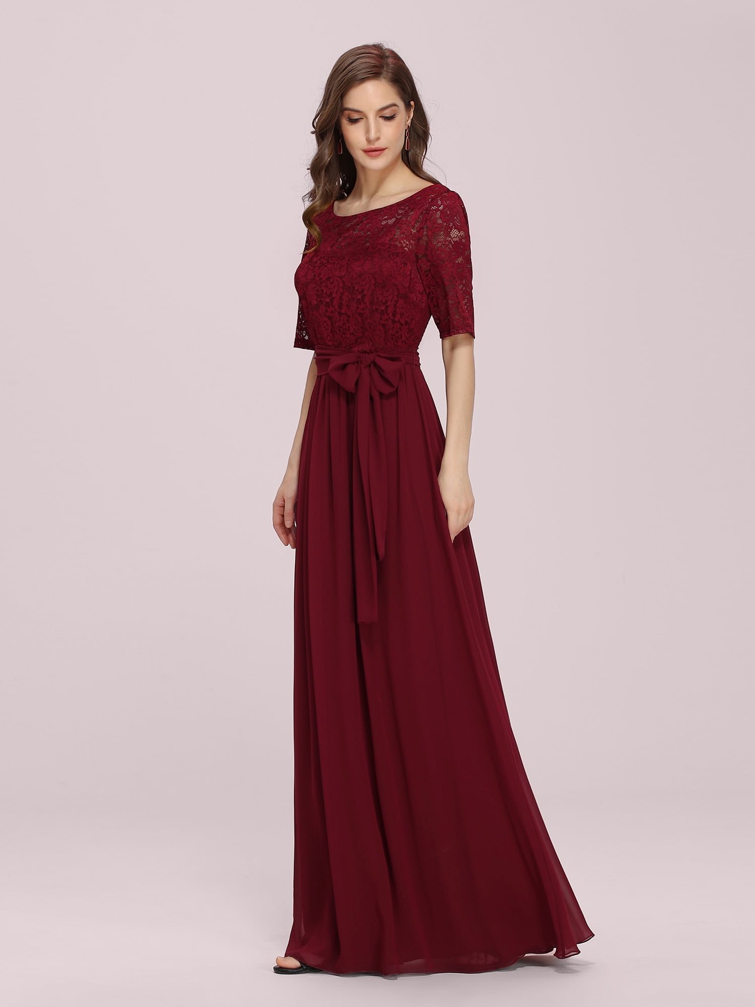plus size burgundy mother of the groom dresses