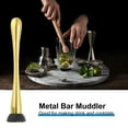 thumbnail image 5 of Uxcell 9inch Stainless Steel Cocktail Muddler Drink Muddler Bar Tool Gold, 5 of 6