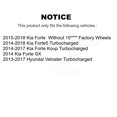 thumbnail image 2 of CMX Front Rear Disc Brake Rotors Kit for Car Kia Forte Hyundai Veloster Forte5 Koup K8-101449, 2 of 8