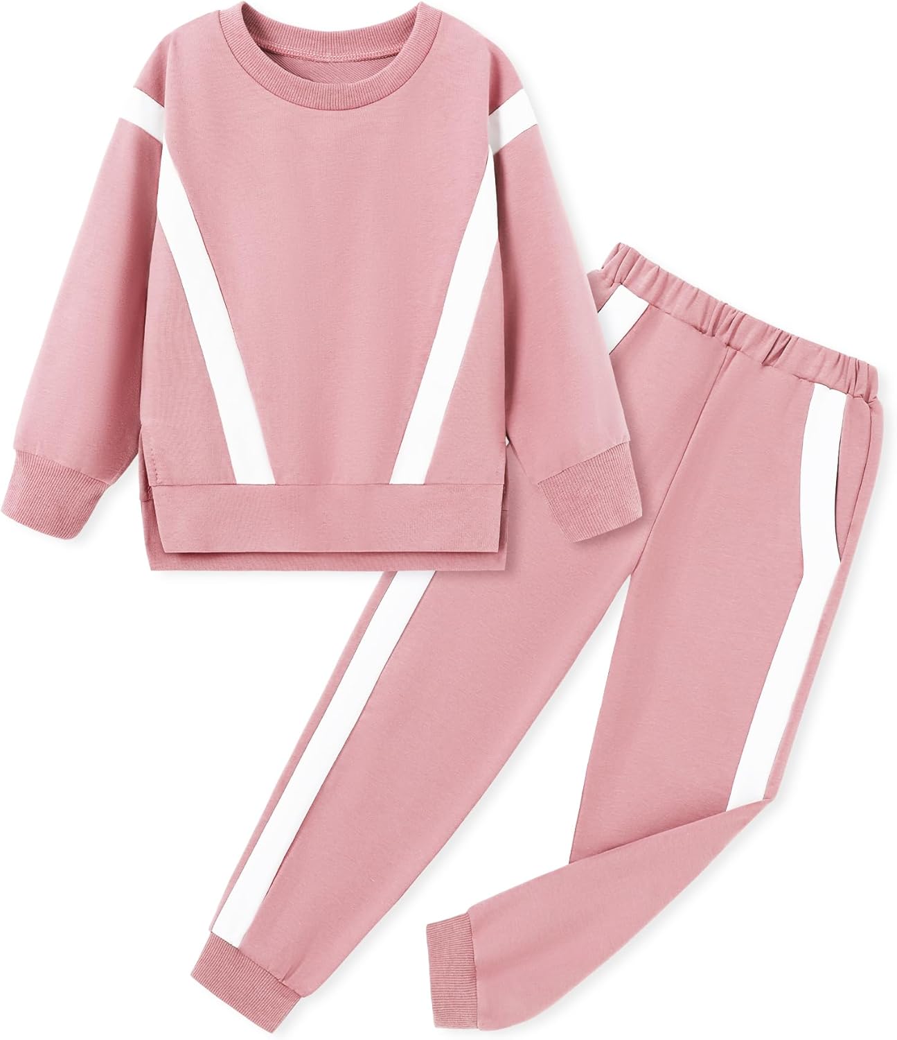 SANMIO Toddler Girl Clothes 2 Piece Outfits Fashion Sweatshirts+Sweatpants Long Sleeve Tracksuit Clothing Set Size 3-8Y
