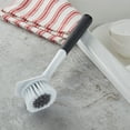 thumbnail image 4 of KitchenAid Round Sink Angled Brush with Black Soft Touch Handle, 4 of 10