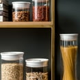 thumbnail image 2 of Click Clack Round Pantry Canisters (10-Piece Set) | White, 2 of 4