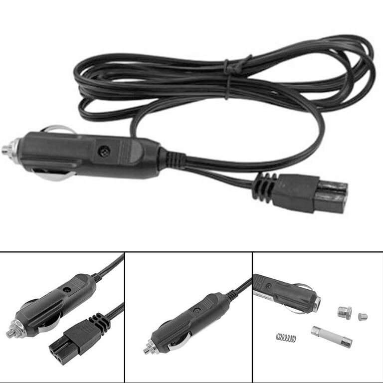 12V DC 2 Pin Car Cooler Power Adapter Extension Cable - China Cooler Plug,  Cooler Adaoter