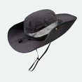 thumbnail image 2 of OJSFQUFP Women's Outdoor U V Prote Ction Foldable Sun Hats Mesh Wide Brim Beach Fishing Hat with Ponytail Hole, 2 of 4