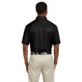 thumbnail image 2 of The Harriton Mens Easy Blend Short Sleeve Twill Shirt Shirt with Stain-Release - BLACK - 4XL, 2 of 2