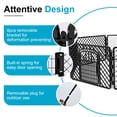 thumbnail image 4 of Vibrant Life 8-Panel Plastic Playpen for Dogs, Black 24", 4 of 9