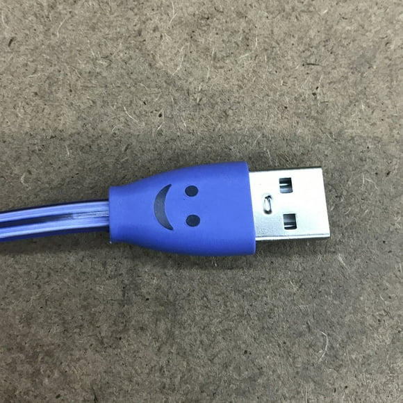 Stylish 1M 3ft Universal Sync USB 2.0 to Micro USB Charger LED Visible Night Light Data Cable For HTC For Samsung S4 S3