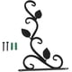 thumbnail image 1 of Ganchos de pared Ganchos de flores Plantas de vinagre Soportes de pared Ganchos de metal Soporte de cesta colgante para cestas colgantes Linternas Campanas de viento Cestas colgantes 30x18cm Adepaton Espejos y Percheros, 1 of 8