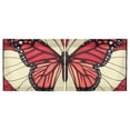thumbnail image 3 of Stained Glass Butterfly Pattern 27"x24" Linen Look Cafe Curtain Set with Privacy and UV Protection, 3 of 8