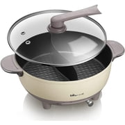 Bear 6L Electric Hot Pot - Multi-Functional 2-Sided Cooker