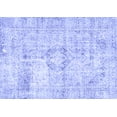 thumbnail image 1 of Ahgly Company Machine Washable Indoor Rectangle Persian Blue Traditional Area Rugs, 8' x 12', 1 of 4